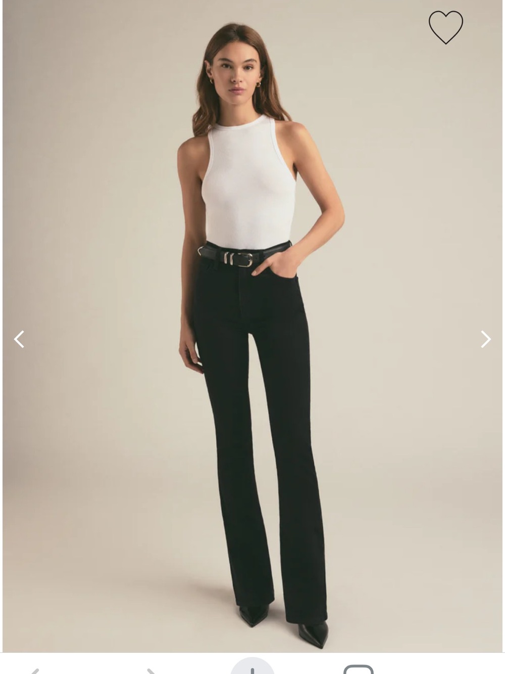 Favorite Daughter The Valentina Super High Rise Mini Bootcut Jeans Kyoto 27